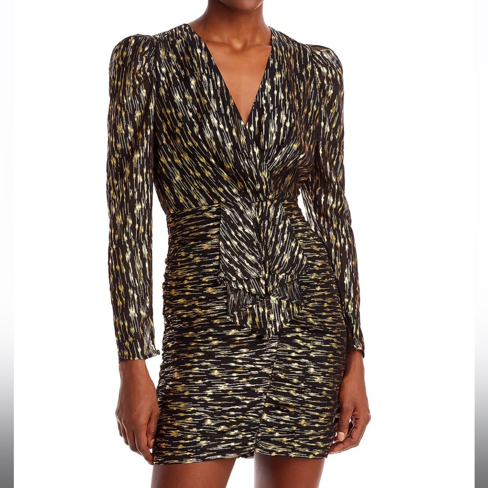 Black and gold dress NWT brand is aqua